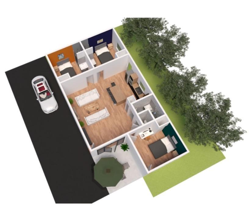 فيارْيا - Sublime Villa Felicidad - Proche Hypercentre - Parking - Terrasse - Wifi المظهر الخارجي الصورة